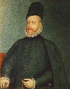 SANCHEZ COELLO, Alonso, Portrait of Philip II af